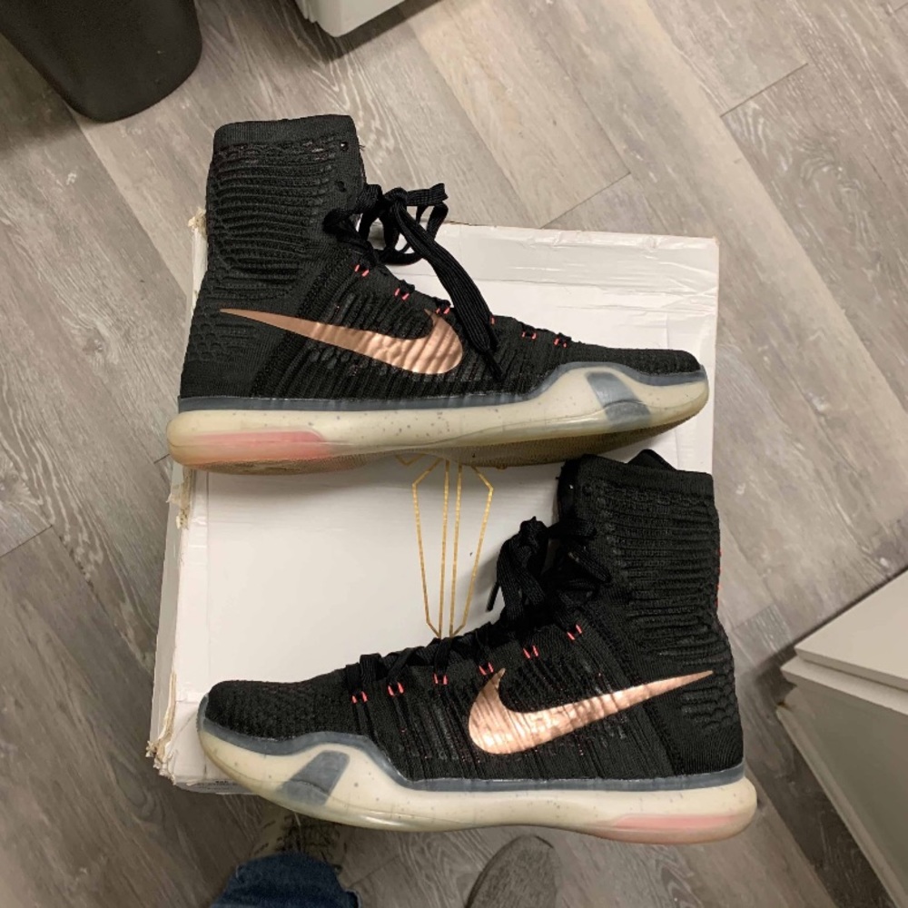 Nike Kobe 10 Elite Rose Gold Mens Basketball Shoes